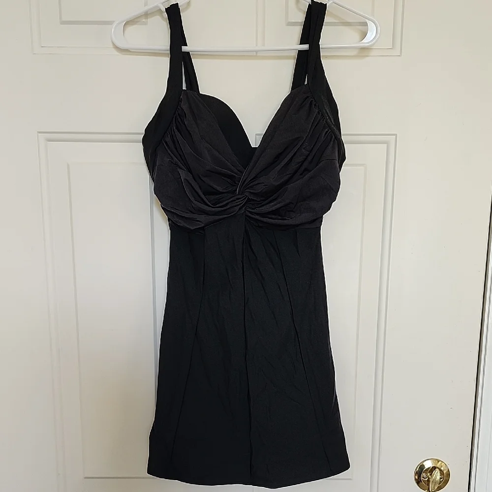 Newport News Black One-Piece Swimsuit